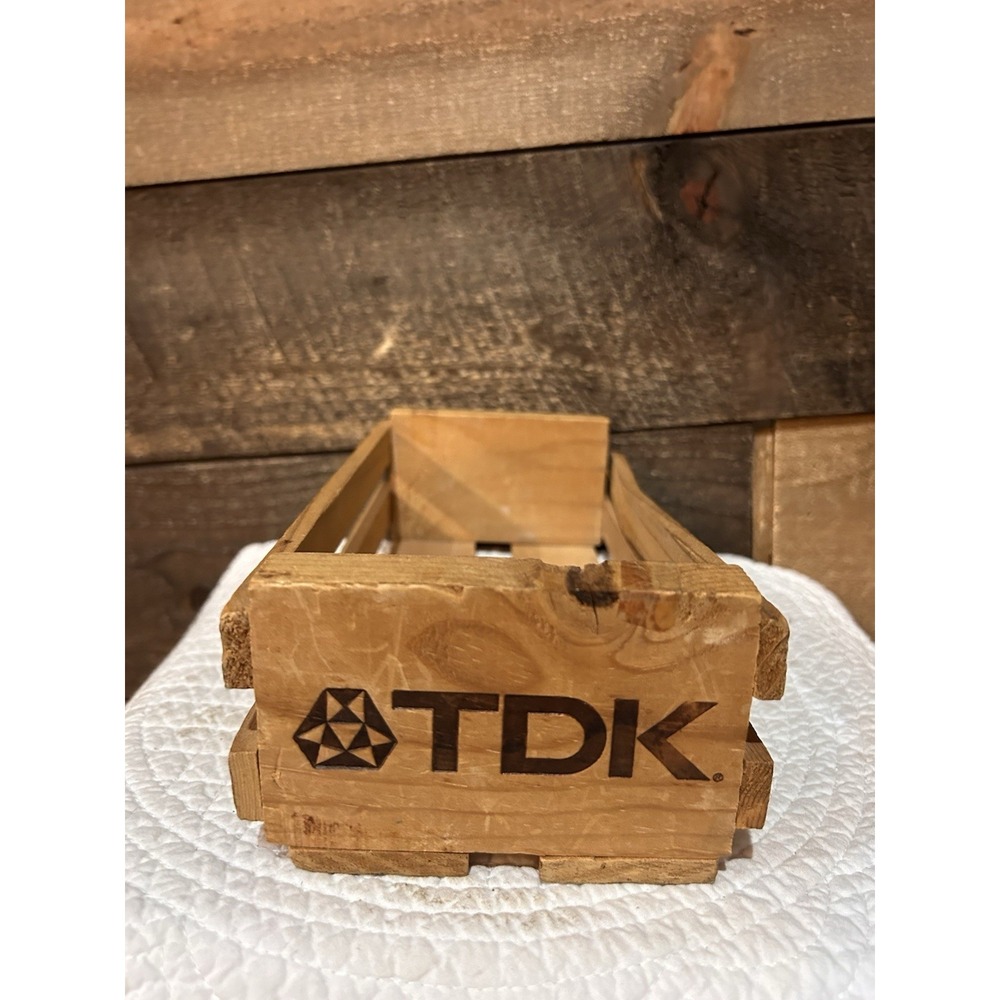 TDK NAPA Valley Box Company Wood Crate Box VTG